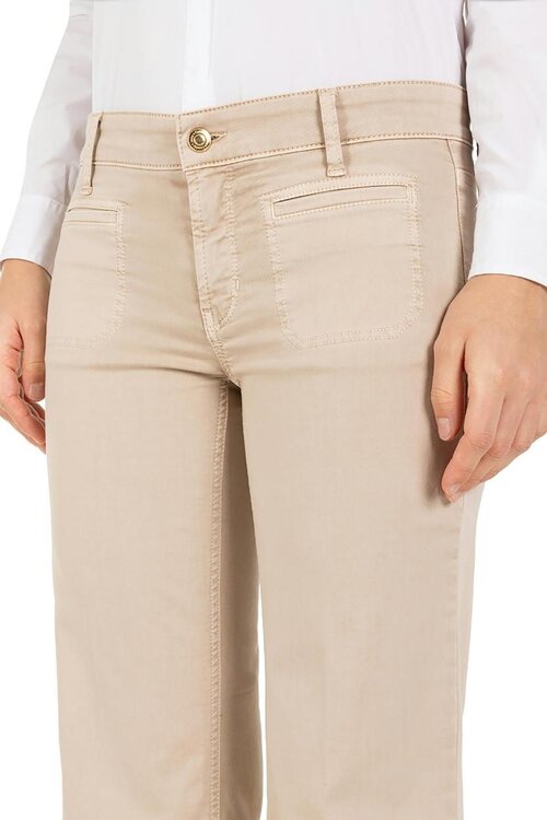 Cambio Beige Tess Straight leg