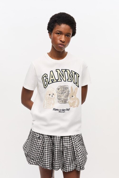 Ganni Wit T-shirt