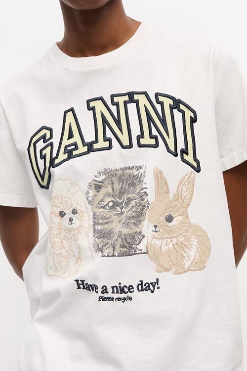 Ganni Wit T-shirt