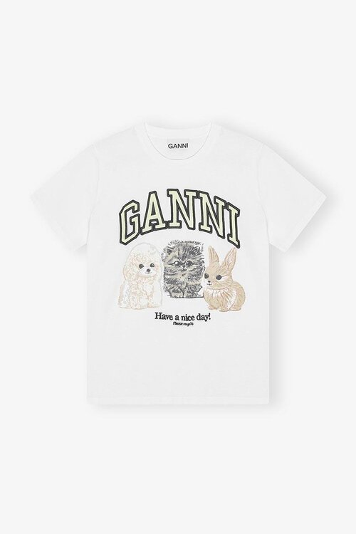 Ganni Wit T-shirt