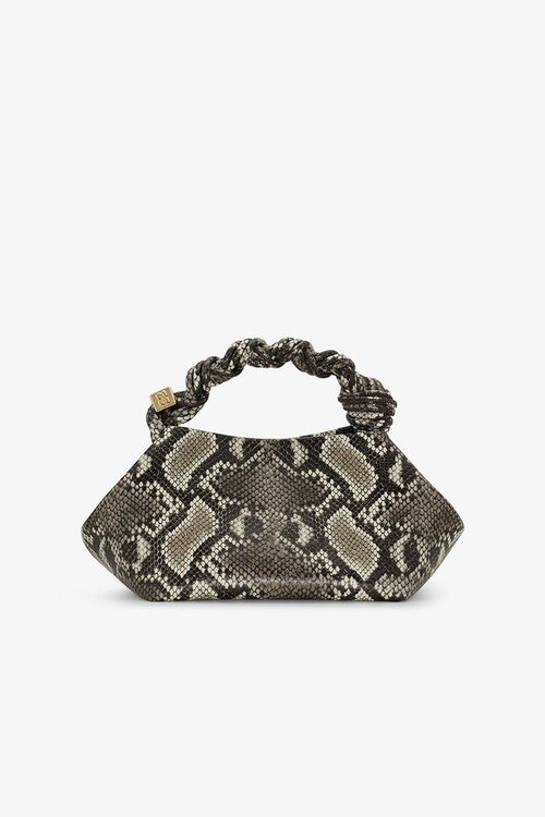 Ganni Snake Print Tas
