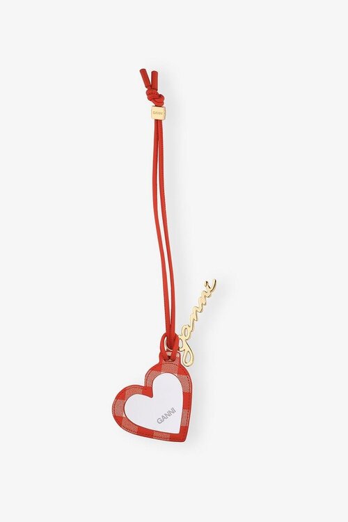 Ganni Red/ White Heart Mirror