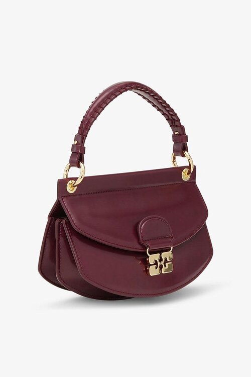 Ganni Bordeaux Tas