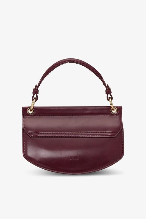 Ganni Bordeaux Tas