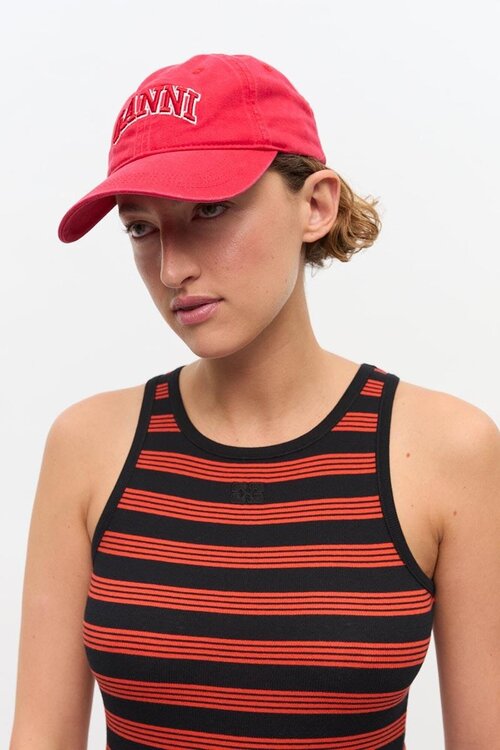 Ganni Red Cap