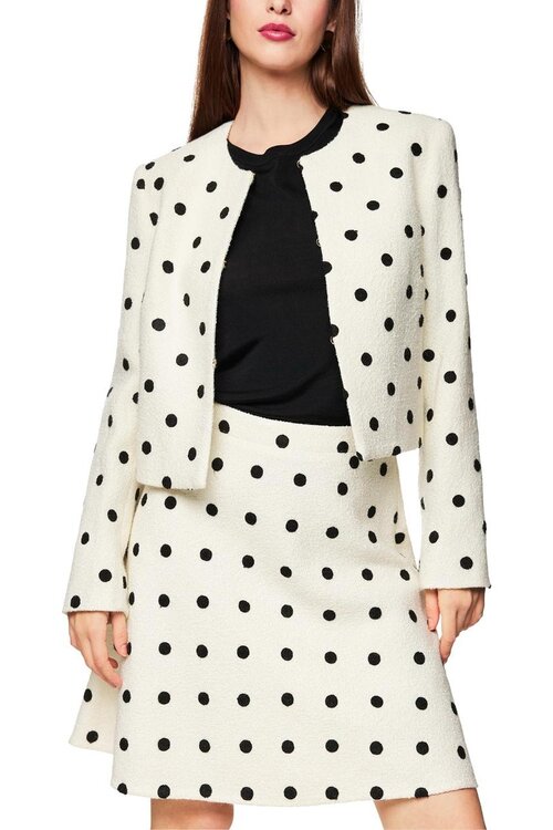 Marc Cain Ecru/Black Kort Jasje