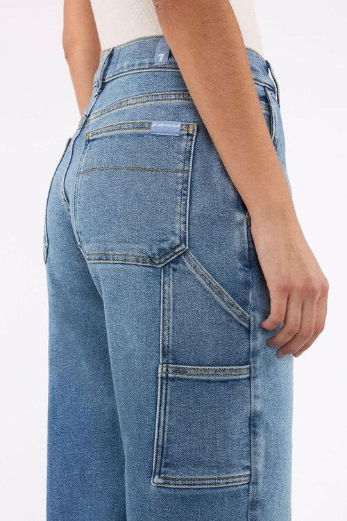 7 For All Mankind Indigo Lotta Trouser Fancy