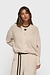 10Days light earth v-neck cardigan mesh