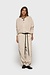 10Days light earth v-neck cardigan mesh