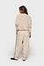 10Days light earth v-neck cardigan mesh