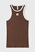 10Days truffle tank top rib contrast