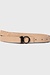 10Days light earth monogram belt