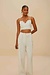 Farm Rio Wit Pantalon Linnen