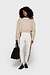 10Days light earth cropped sweater gathering