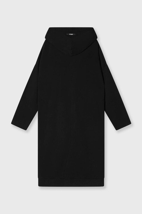 10Days Black long zip hoodie fleece