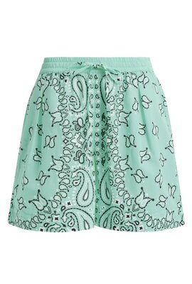 Essentiel Antwerp Turquoise Printed shorts