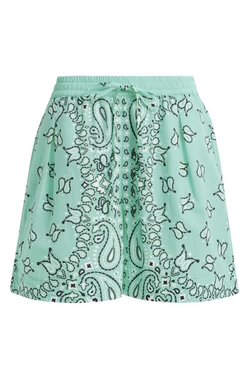 Essentiel Antwerp Turquoise Printed shorts