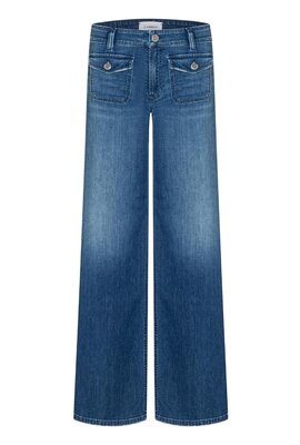 Cambio Blauw Aimee Patched Pocket