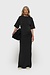 10Days Black soft scuba tee dress