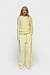 10Days pastel yellow soft knit sweater