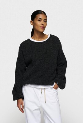 10Days Antra Melee soft round neck sweater knit