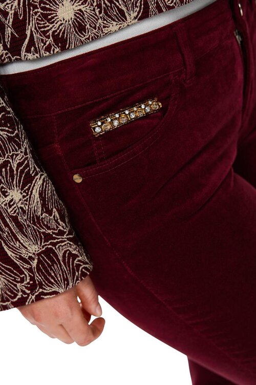 Marc Cain Bordeaux Pantalon Silvi