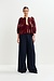 Essentiel Antwerp Navy Wide Leg Pantalon