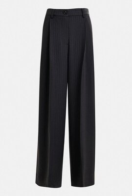 Essentiel Antwerp Anthraciet Wide Leg Pantalon