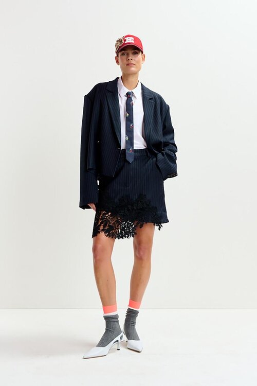 Essentiel Antwerp Navy Mini Rok