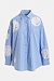 Essentiel Antwerp Lichtblauw Lace Applique Blouse