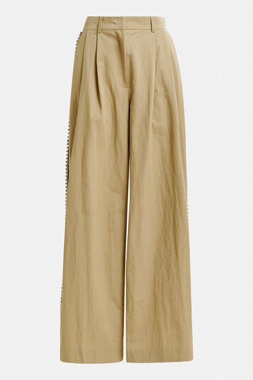 Essentiel Antwerp Sand Rhinestone Tape Pantalon