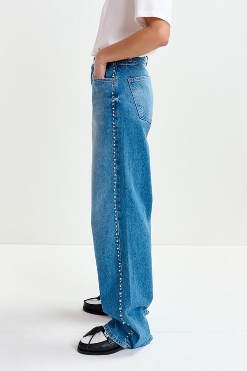 Essentiel Antwerp Blauw Embo Jeans