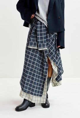 Essentiel Antwerp Navy Contrast Rok