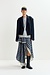 Essentiel Antwerp Navy Contrast Rok