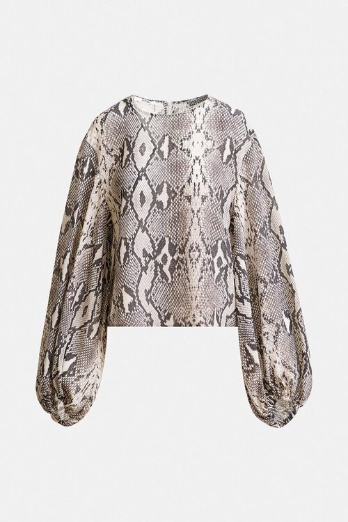 Essentiel Antwerp Off White Balloon Sleeve Blouse