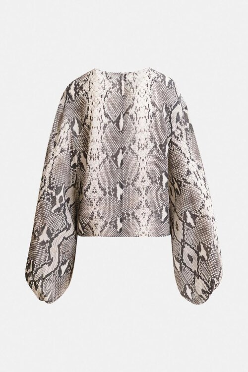 Essentiel Antwerp Off White Balloon Sleeve Blouse