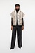 Studio AR by Arma Beige Olena Faux Mink Bodywarmer