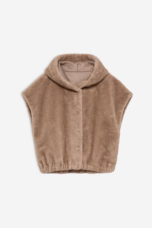 Studio AR by Arma Camel Olena Faux Mink Bodywarmer