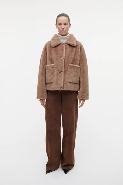 Studio AR by Arma Camel Faje Faux Mink Jack