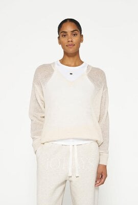 10Days Ecru THE THIN SWEATER