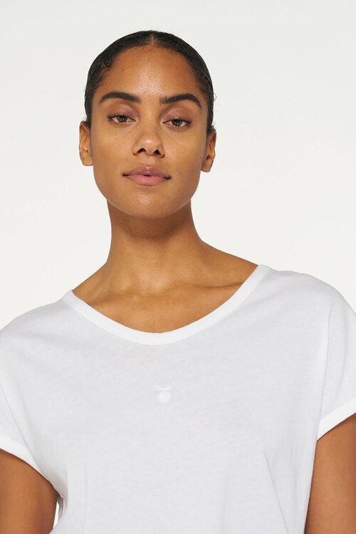 10Days White THE V-NECK TEE