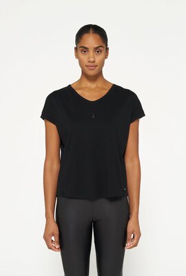 10Days Black THE V-NECK TEE