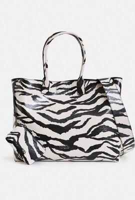 Essentiel Antwerp Zwart / wit Tas Shopper Essentiel Antwerp Zwart / wit Tas Shopper