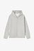 Ganni Grey melange Isoli Oversized Zip Hoodie