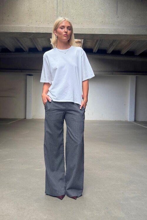 Sea Me Happy Dark Grey Pantalon