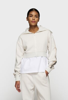 10Days cleansing kit cropped zip cardigan fleece