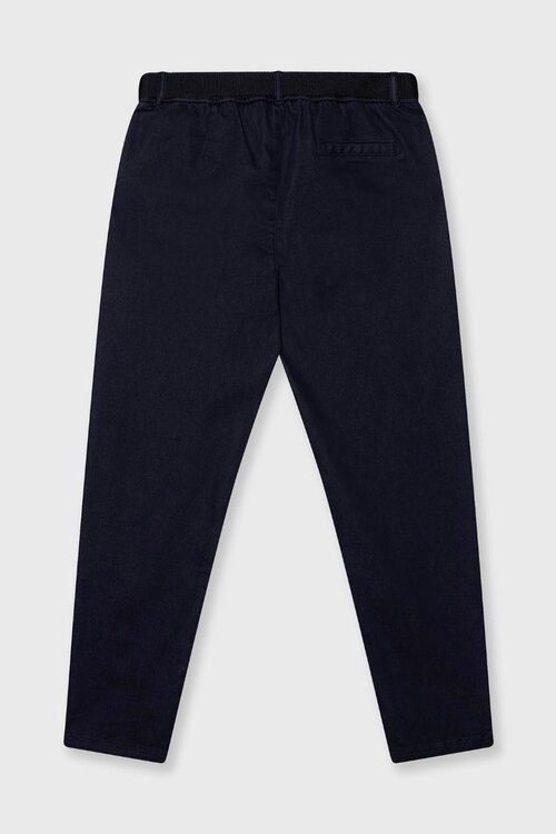 10Days Dark Navy belted pants