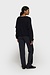 10Days Dark Navy loose thin knit sweater