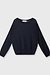 10Days Dark Navy loose thin knit sweater