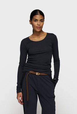 10Days Dark Navy extra long sleeve tee modal 10Days Dark Navy extra long sleeve tee modal